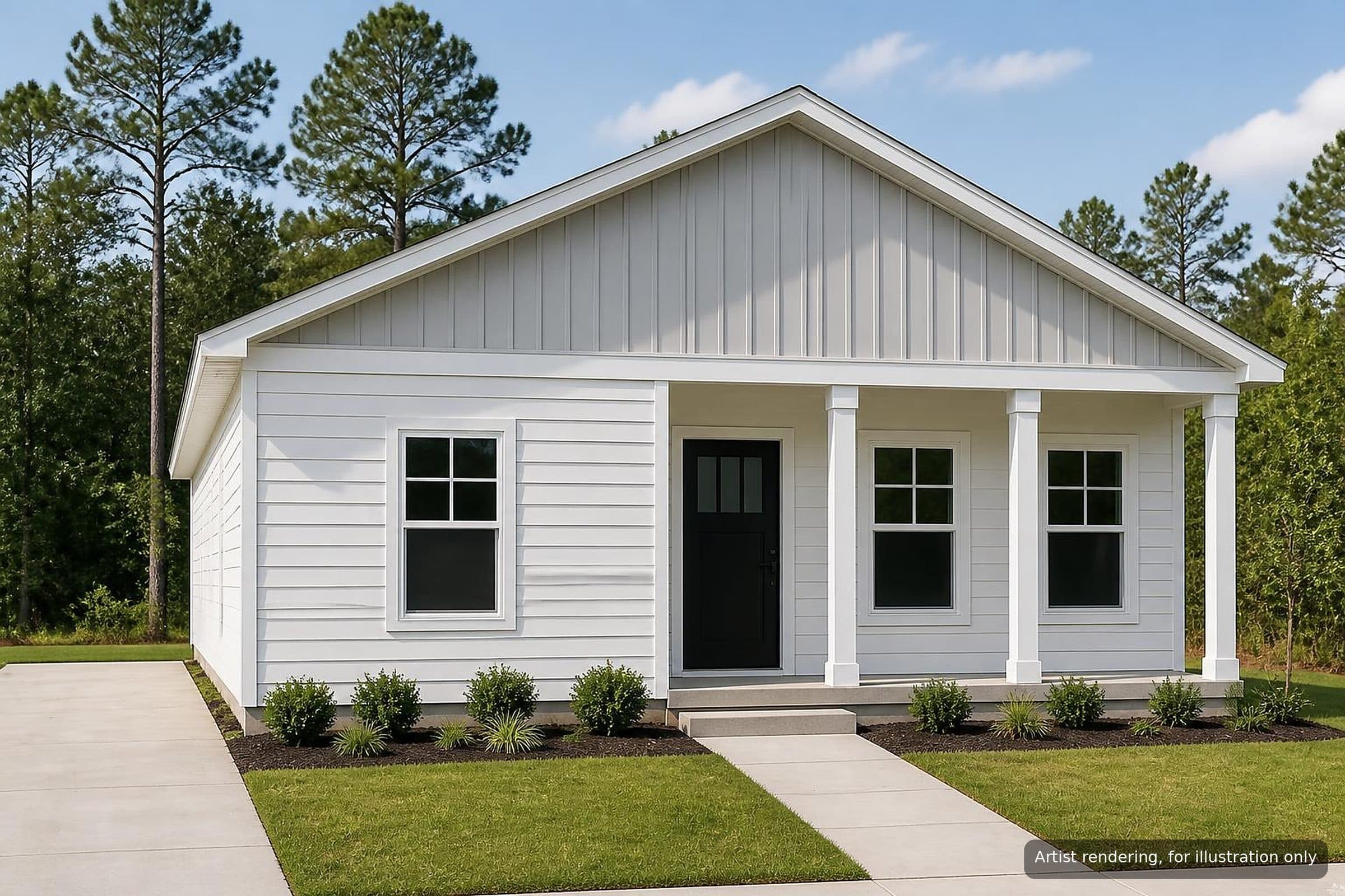 The Azalea front exterior, artist rendering